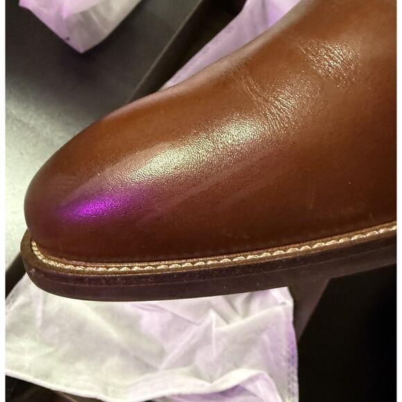 Men’s Florsheim Rucci Plain Oxford Shoes 12 M In Cognac - Picture 3 of 7